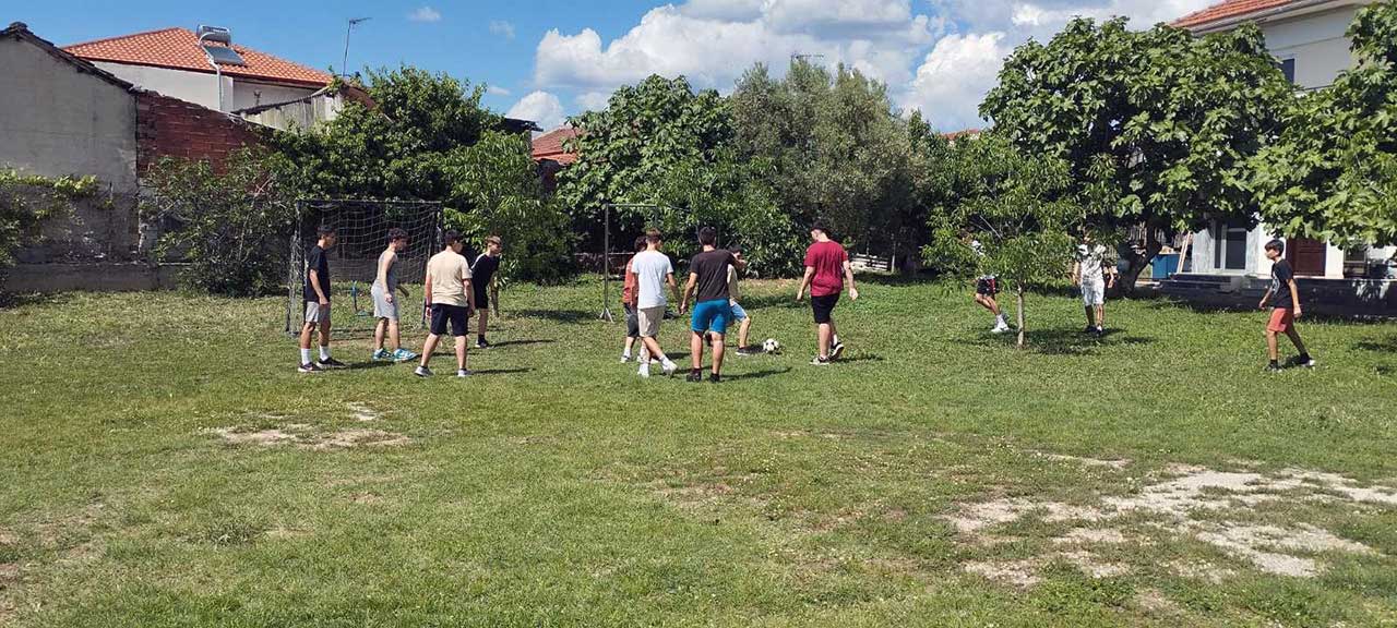 Υποδοχή Ισπανών   Ποδοσφαιρο στην Άσσηρο
